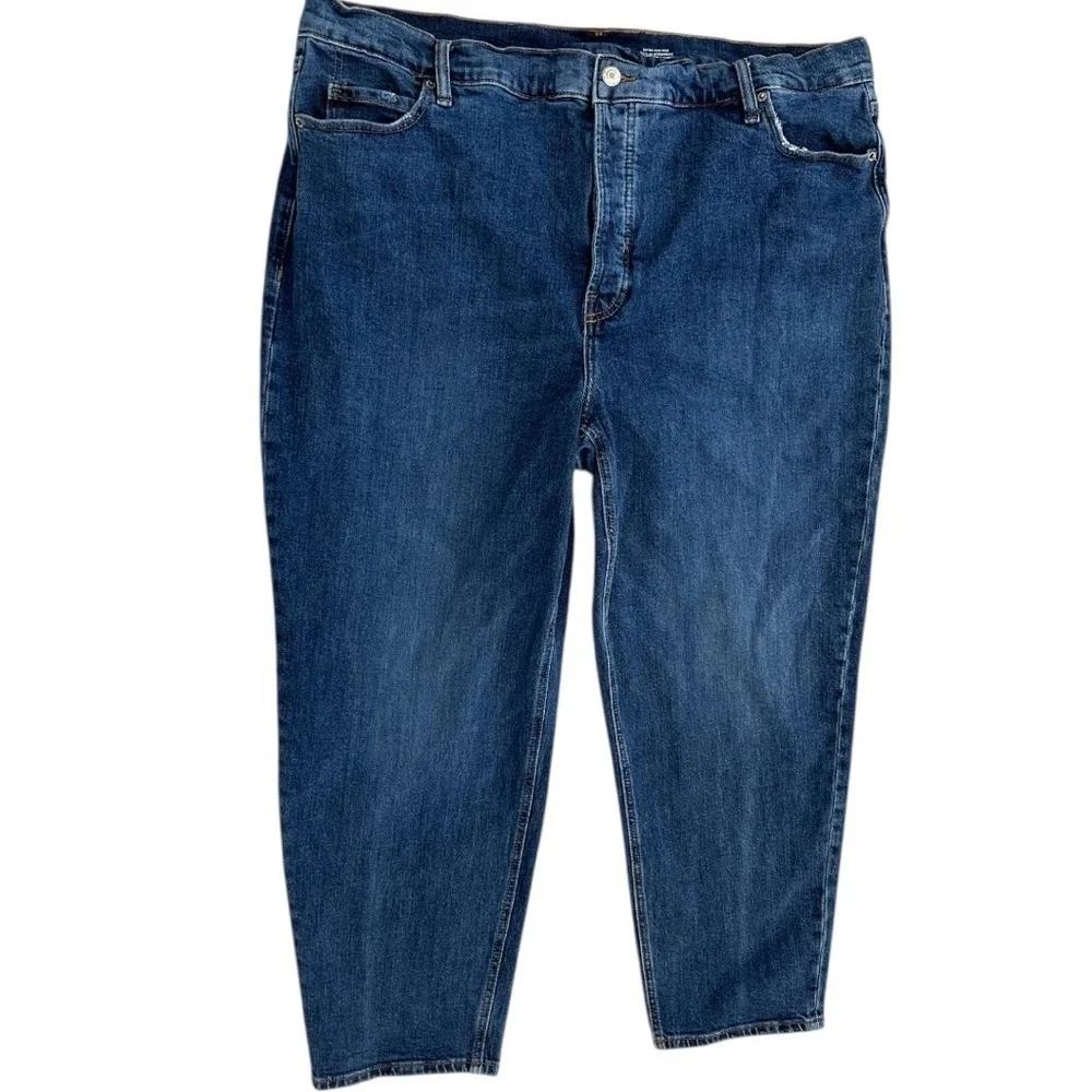 Old Navy Plus Women's Extra High Rise Jeans Sky Hi Straight Secret Slim Pockets